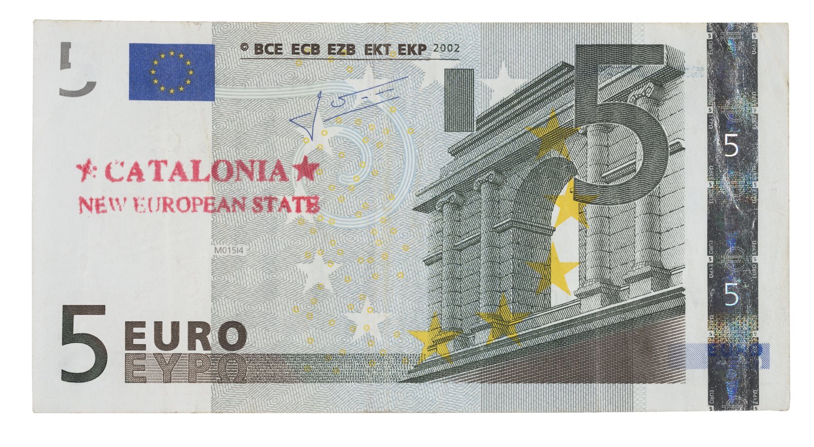 1 5 евро в рубли. 5 Евро купюра. 5 Евро 2002. 5 Евро банкнота новая. 5 Евро фото.