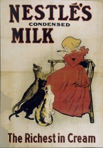 Théophile Alexandre Steinlen. <em>Nestlé’s Condensed Milk</em>, 1894 o 1895.