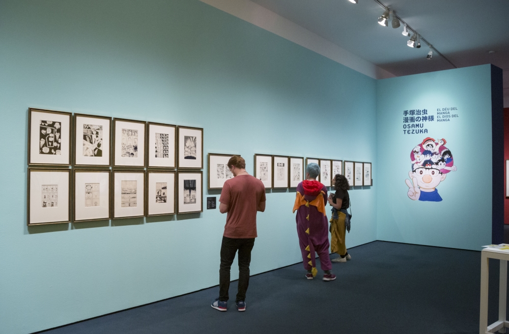 Osamu Tezuka, the God of Manga exhibition at the Museu Nacional d’Art de Catalunya. Photo: Marta Mérida