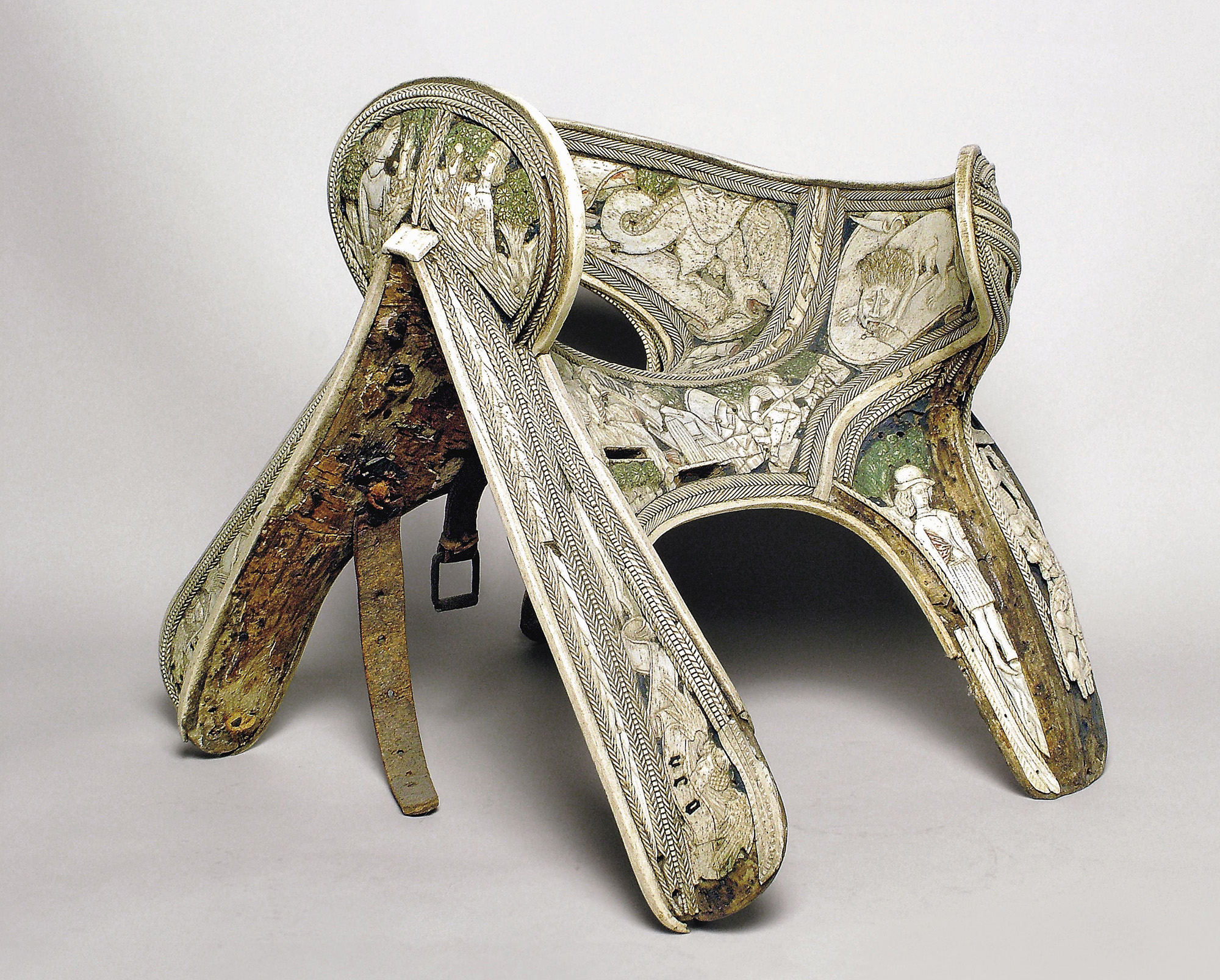 Ceremonial saddle, Italy, second half of the 15th century. Florence, Museo Nazionale del Bargello