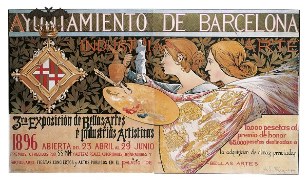 Alexandre de Riquer, 3era Exposición de Bellas Artes é Industrias Artísticas, 1896, Museu Nacional d’Art de Catalunya