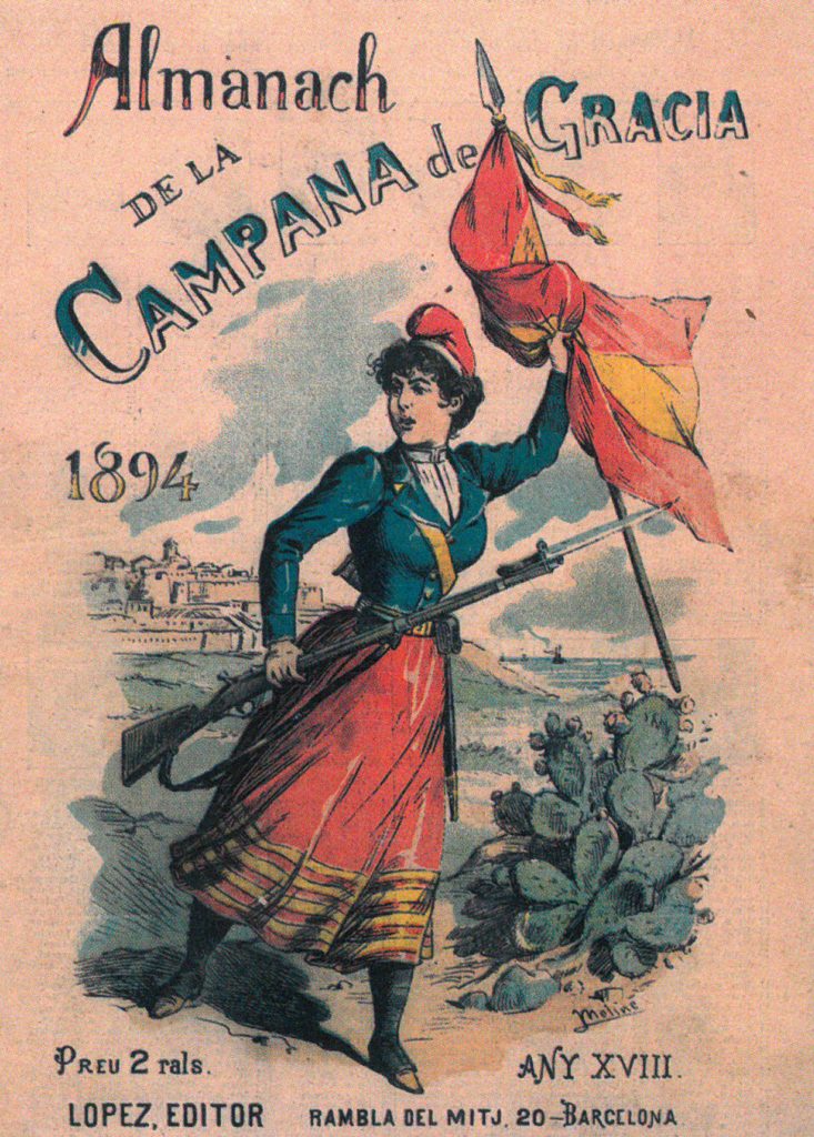 Portada Almanach de la Campana de Gracia, 1894