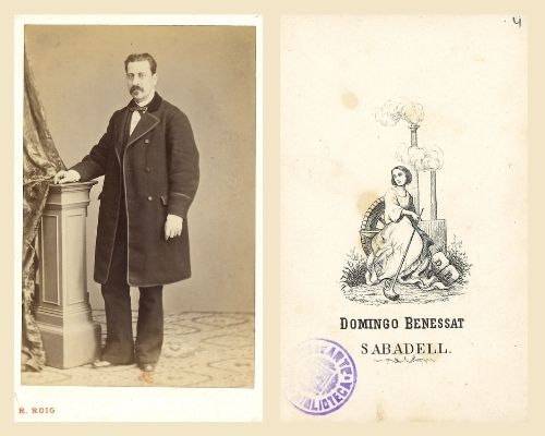 Cartes de visite were usually signed by the photographer on the front and/or the back