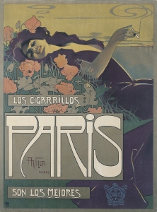 Aleardo Villa. Cigarrillos París. 1901.