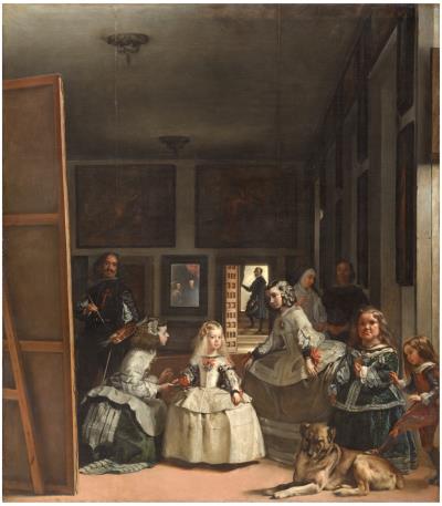 Diego Rodríguez de Silva y Velázquez, Las meninas, 1656. Museo del Prado