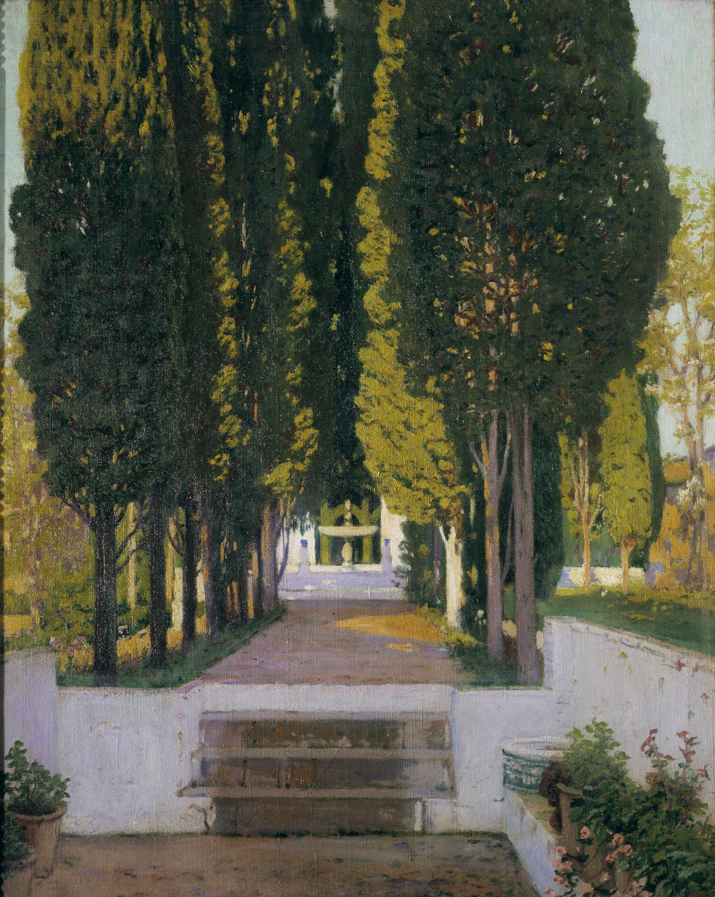 Santiago Rusiñol, Jardín del Generalife, 1909