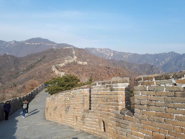The Mutianyu section of the Great Wall, one of the best preserved parts
