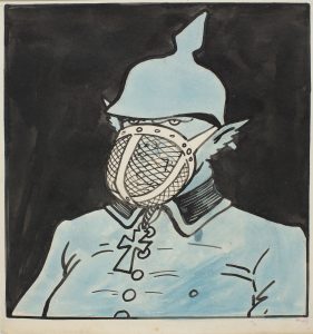 Josep Costa Ferrer, dit Picarol: «Com haurien d’anar els que les tiren», La Campana de Gràcia, núm. 2401, 15 de maig de 1915, p. 3. [MNAC/GDG 78697-D]