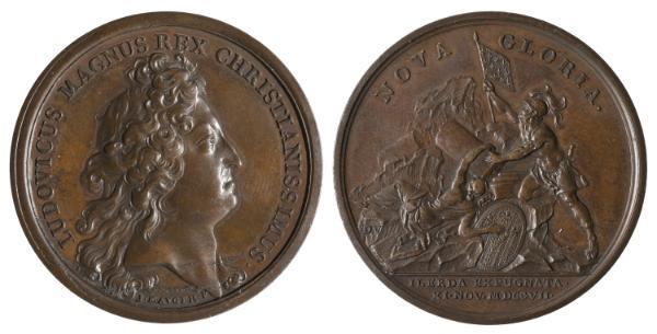 Jean Mauger, The taking of Lleida during the War of the Spanish Succession (1707), before 1723, bronze