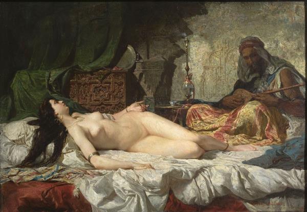 Mariano Fortuny, The Odalisque, circa 1871-1872  