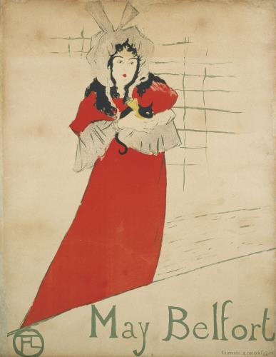 Henri Toulouse-Lautrec, May Belfort, 1895