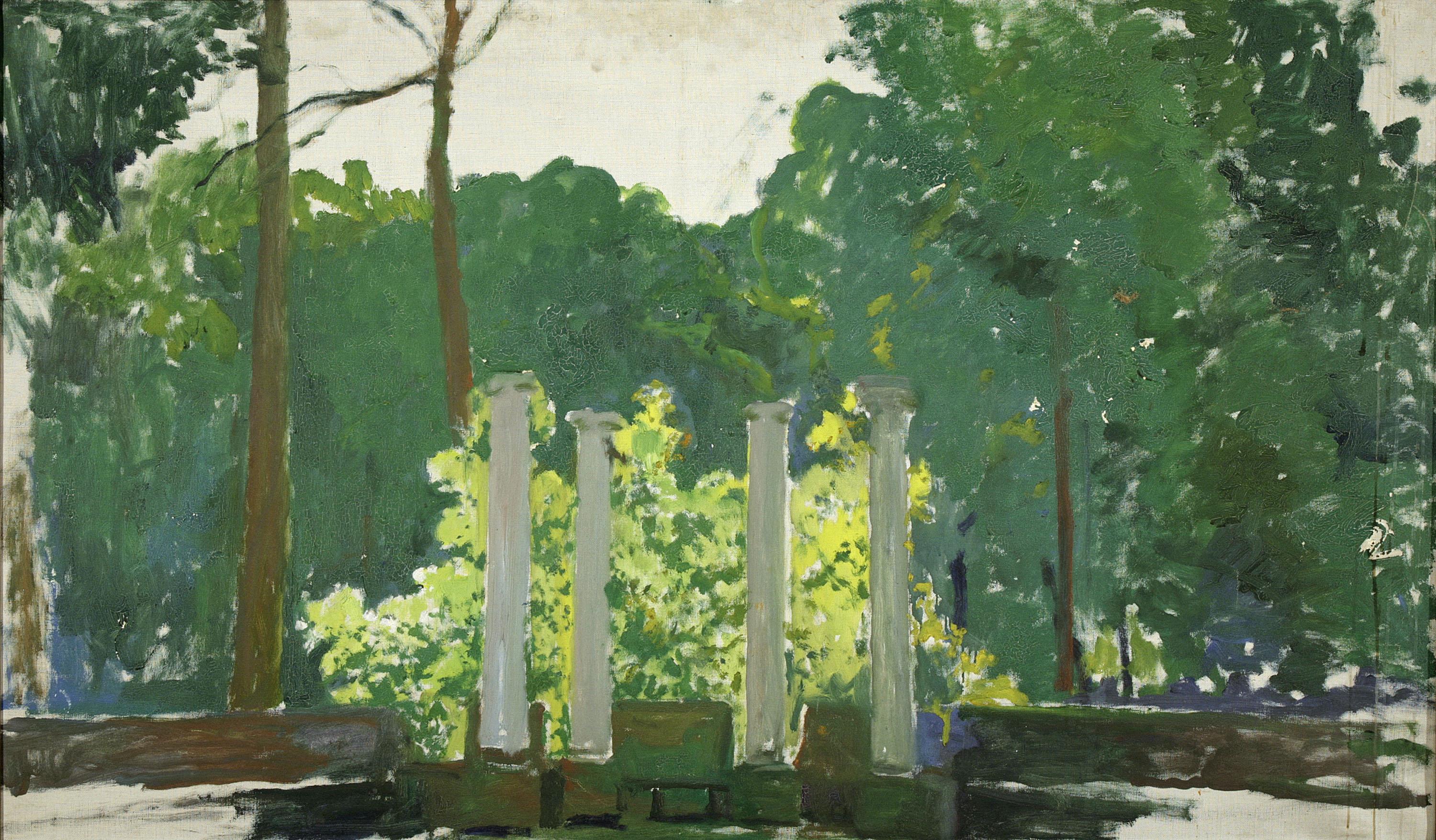Santiago Rusiñol, Landscape. Aranjuez (unfinished work), 1931