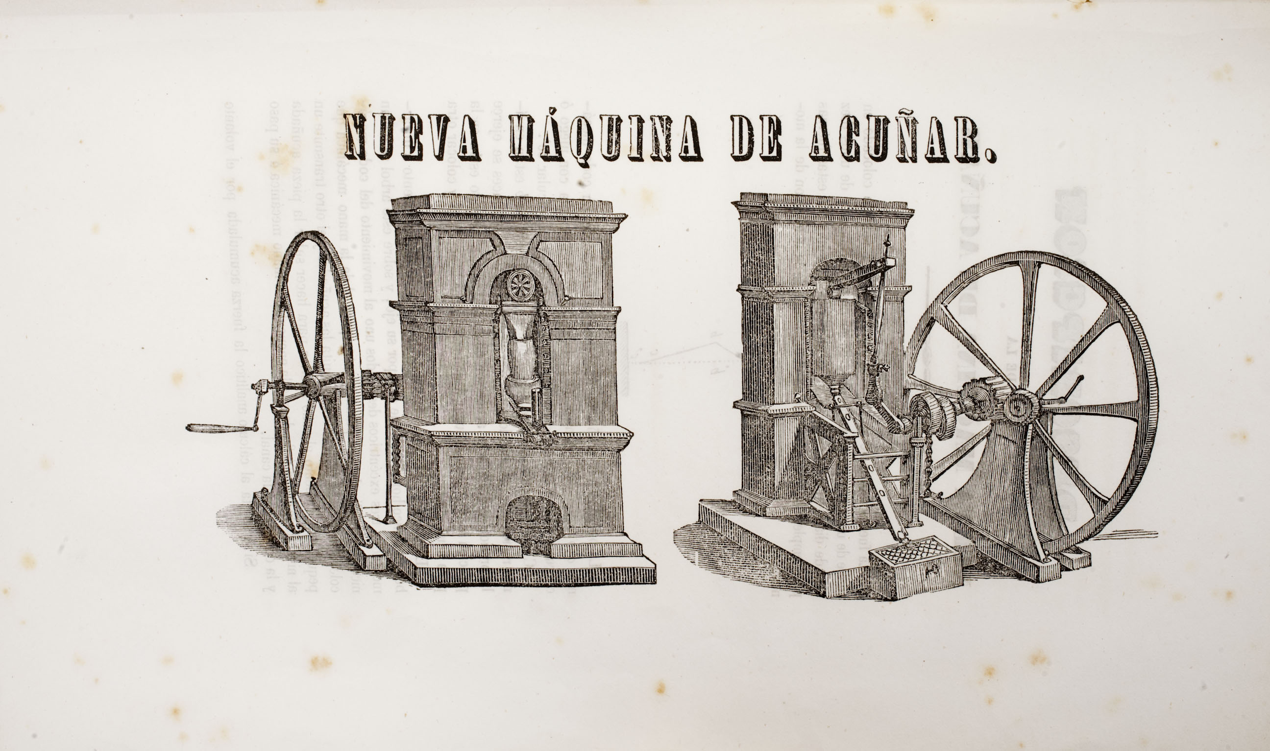A print showing a Thonnelier press published by Francesc Paradaltas (1845). Photo:  Museu Nacional d’Art de Catalunya (Jordi Calveras)