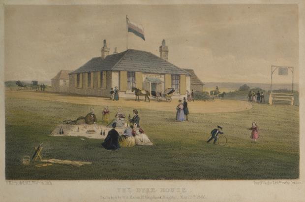 Vista de la Casa Dyke, Frederick Earp, 1846 © Royal Pavilion & Museums, Brighton & Hove
