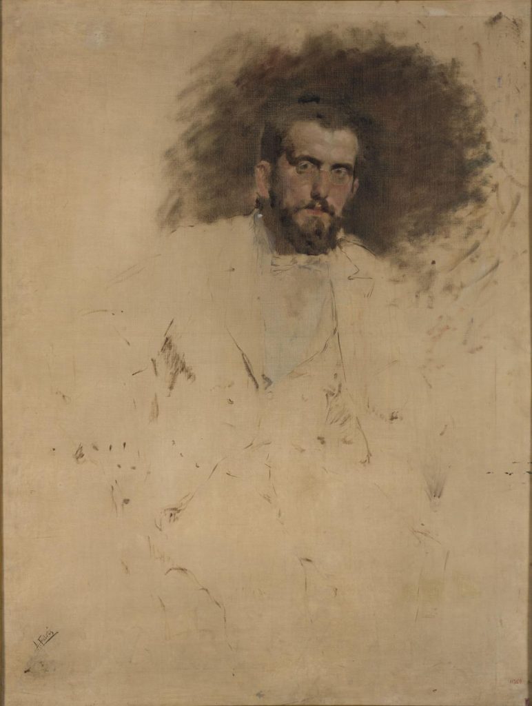  Antoni Fabrés. Esbós per a un retrat de Francesc Casanovas i Gorchs, 1892-1895   