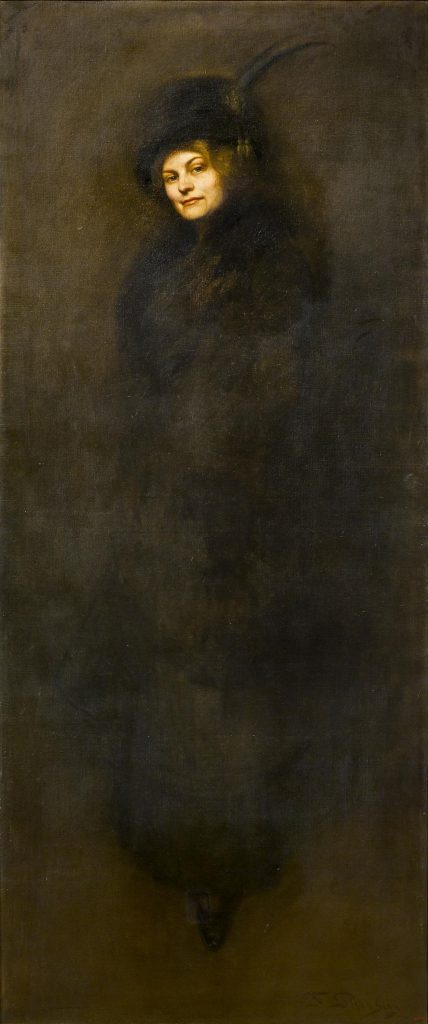 Francesc Pausas, Portrait of Maria Sampere, the painter’s wife, 1911