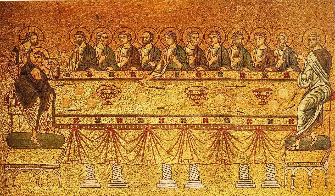Mosaico de la basílica de san Marcos, Venecia. siglo XIII. Fuente: Wikipedia
