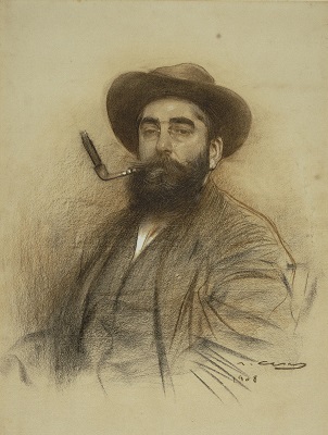 Ramon Casas, Autorretrato, 1908, Museu Nacional d’Art de Catalunya