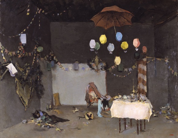 Ramón Casas, Interior de taller, hacia 1883