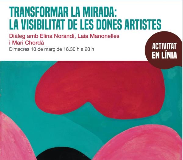 Activitat “Transformar la mirada: la visibilitat de les dones artistes”,